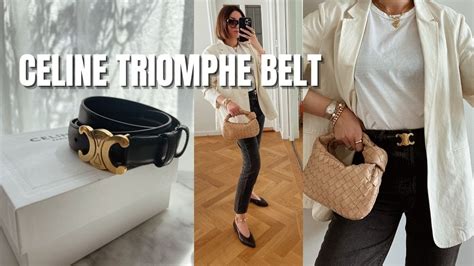 black belt celine|celine triomphe belt size comparison.